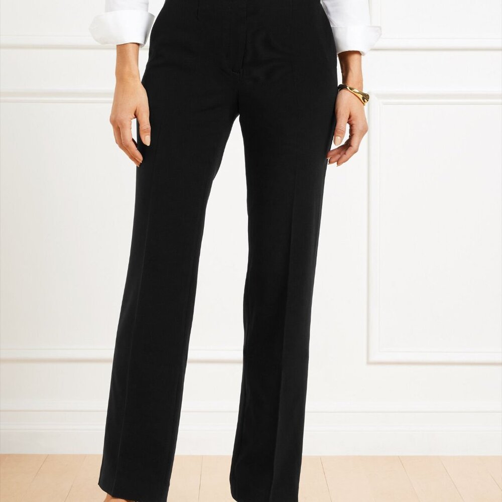 Talbots Easy Travel Suit (Blazer & Pants) - Black, Size 16 - Picture 6 of 7